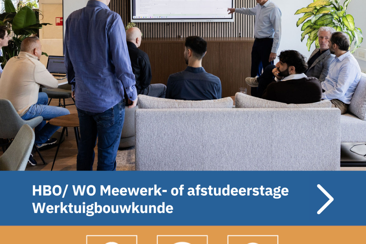 HBO/WO Meewerk-/afstudeerstage Werktuigbouwkunde